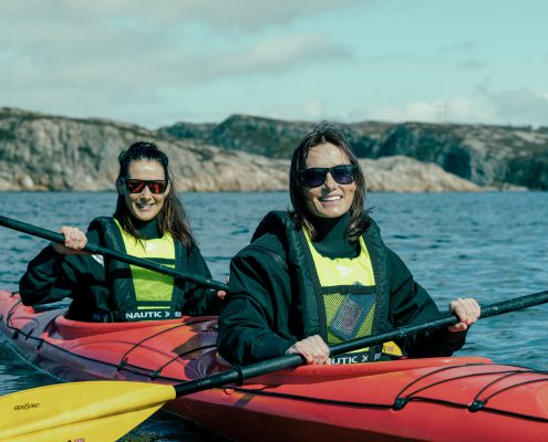 Kayak the fjords and coastal landscapes in Norway, bergen. Top The Fjords.